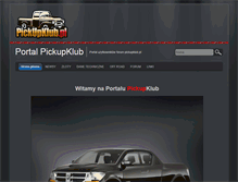 Tablet Screenshot of portal.pickupklub.pl
